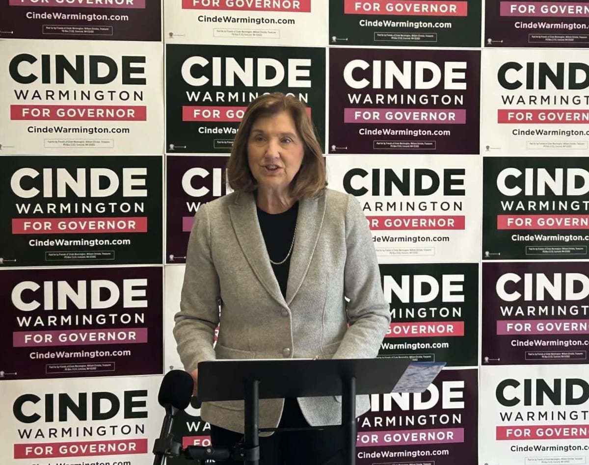 Democratic candidate for governor Cinde Warmington holds a press conference on ethics issues on Oct. 28.