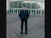 Singer/songwriter Jason Didner in front of Convention Hall in Asbury Park, NJ