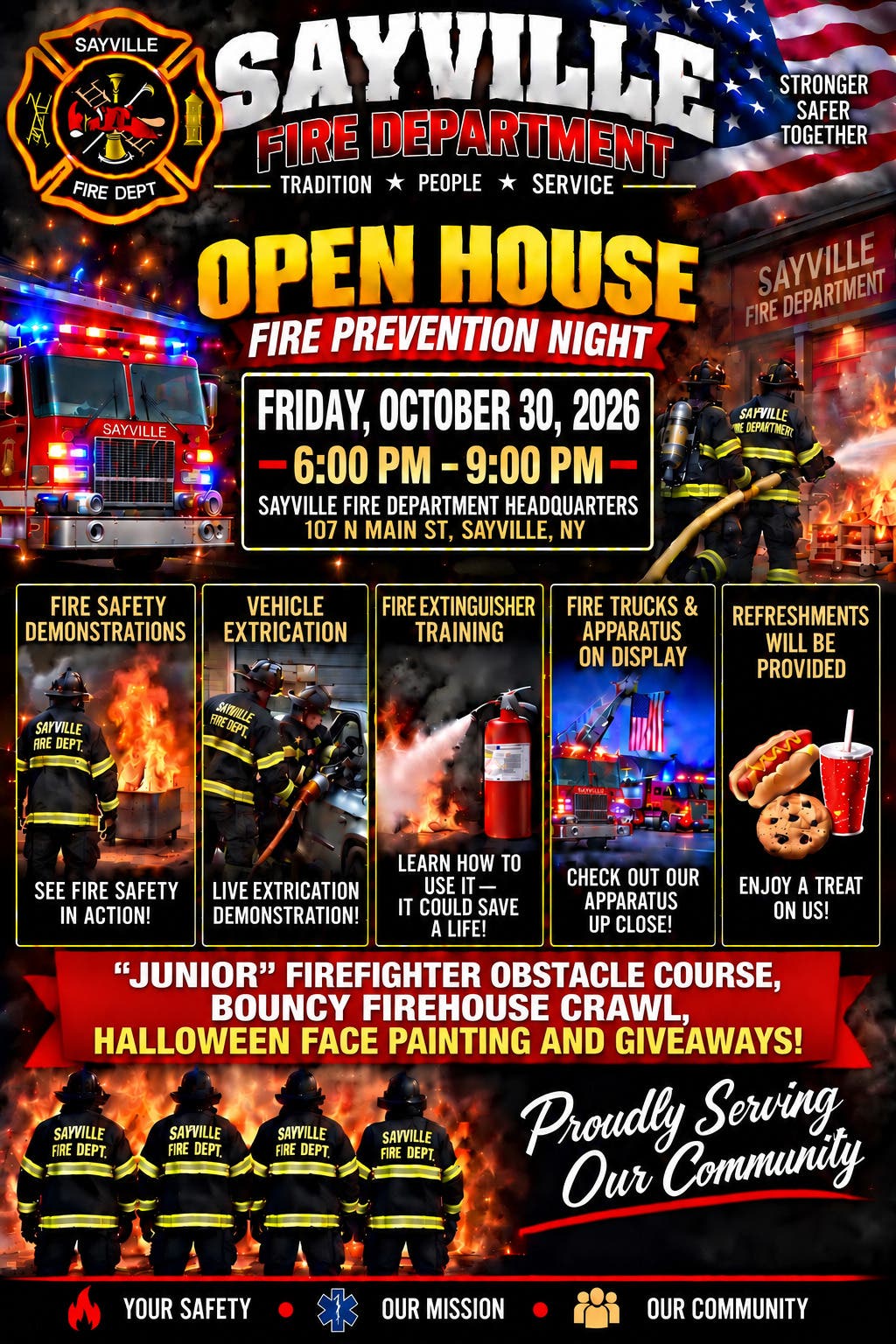 Sayville FD Fire Prevention Open House