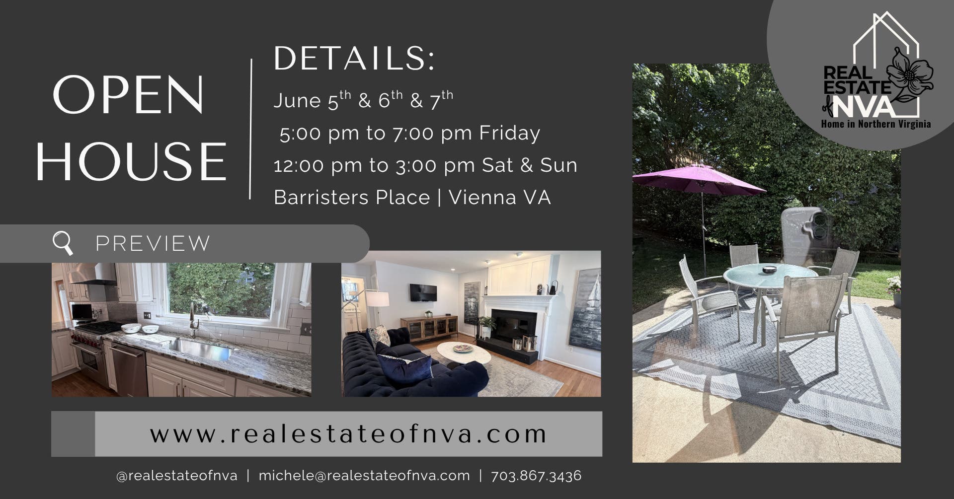 Open House - Coveted Vienna Neighborhood - Option to Skip the Line and Buy a Pool Pass!