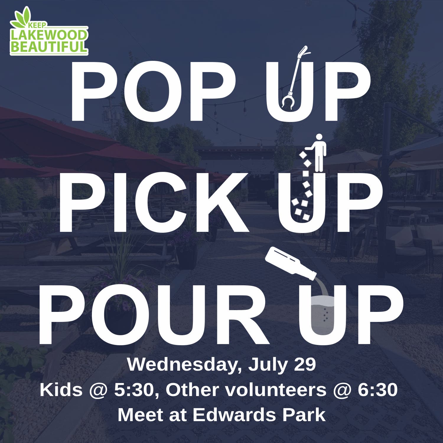 Pop Up Pick Up Pour Up