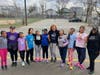 Girls on the Run at Paterson PS 20 gather after their lesson and workout