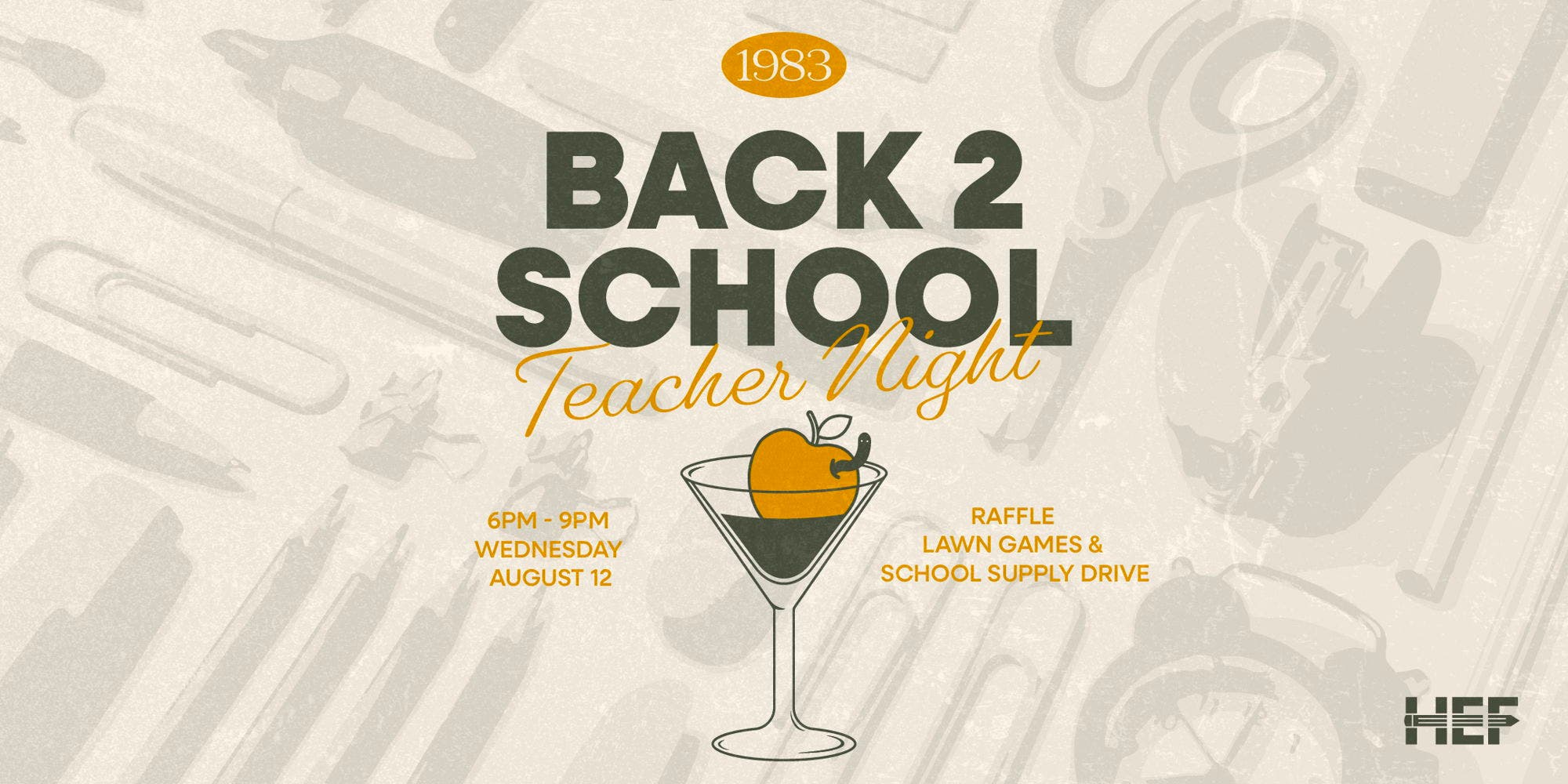Back 2 School Teacher Night at 1983 Tampa