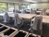 Let us help you furnish your office space.  We can help with layout and design. 
A tremendous inventory of sit/stand desks, L Shape Desk, Conference Room furniture, cubicles, benching etc...