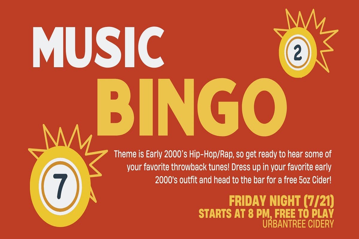 Jul 21 Music Bingo Early 2000s HipHop/Rap Night! Atlanta, GA Patch