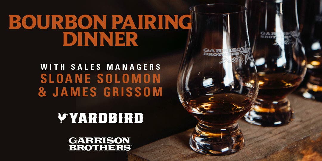 Bourbon Pairing Dinner with Sloane Solomon and James Grissom