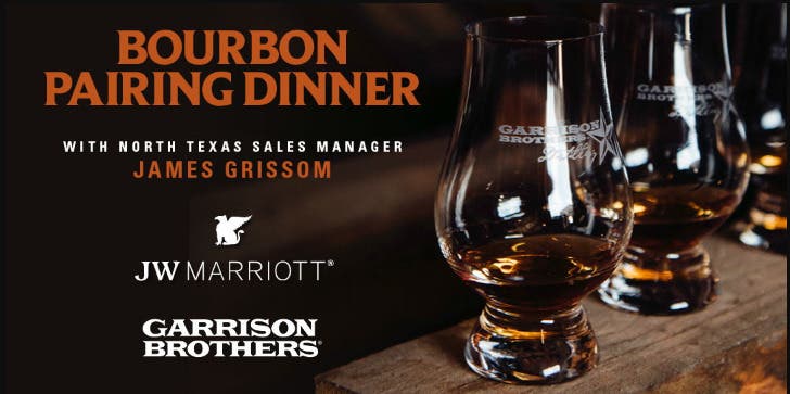 Bourbon Pairing Dinner with James Grissom