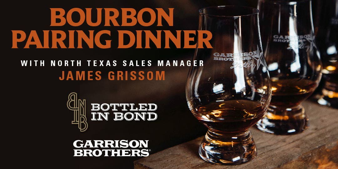 Bourbon Pairing Dinner with James Grissom