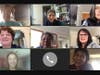 Blankets of Love participants join together for a Zoom call.
