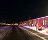 The Abbey Lane Elementary School back parking lot was also decorated with lights and inflatable decorations for children and their families to drive by and enjoy. 