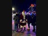 Santa Claus at Abbey Lane Elementary School’s Night of Lights.