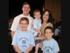 Police Officer Michael Califano and wife, Jackie, and sons, Michael, Andrew, and Christopher.