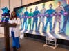 Trailblazing Long Island Jewish Hospital nurse Sandra Lindsay, who received the first COVID-19 vaccine in the U.S., joined with other frontline workers Thursday to mark the anniversary of the first coronavirus patient admitted to the hospital.