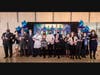 Northwell Health staff and former patients gathered Thursday at Long Island Jewish Medical Center to mark the one-year anniversary of the first admission of a patient with COVID-19.