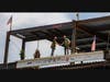 A steel beam before was hoisted into the air and laid across others like it during a topping-off ceremony at the $325 million Petrocelli Advanced Surgical Pavilion under construction at North Shore University Hospital in Manhasset on Thursday. 