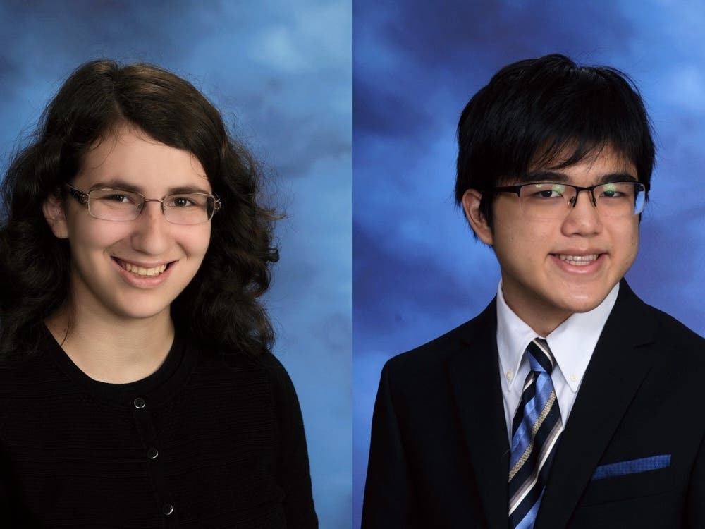 Chana Lyubich and Allen Hu have been named the Class of 2021 valedictorian and salutatorian, respectively.