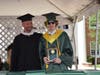 High School Principal William Bernhard with special award recipient Connor Hughes.