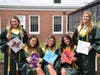 A group of seniors prior to the ceremony.
