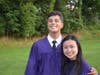 Earl L. Vandermeulen High School Class of 2021’s salutatorian Massimo Cipriano and valedictorian Peggy Yin.
