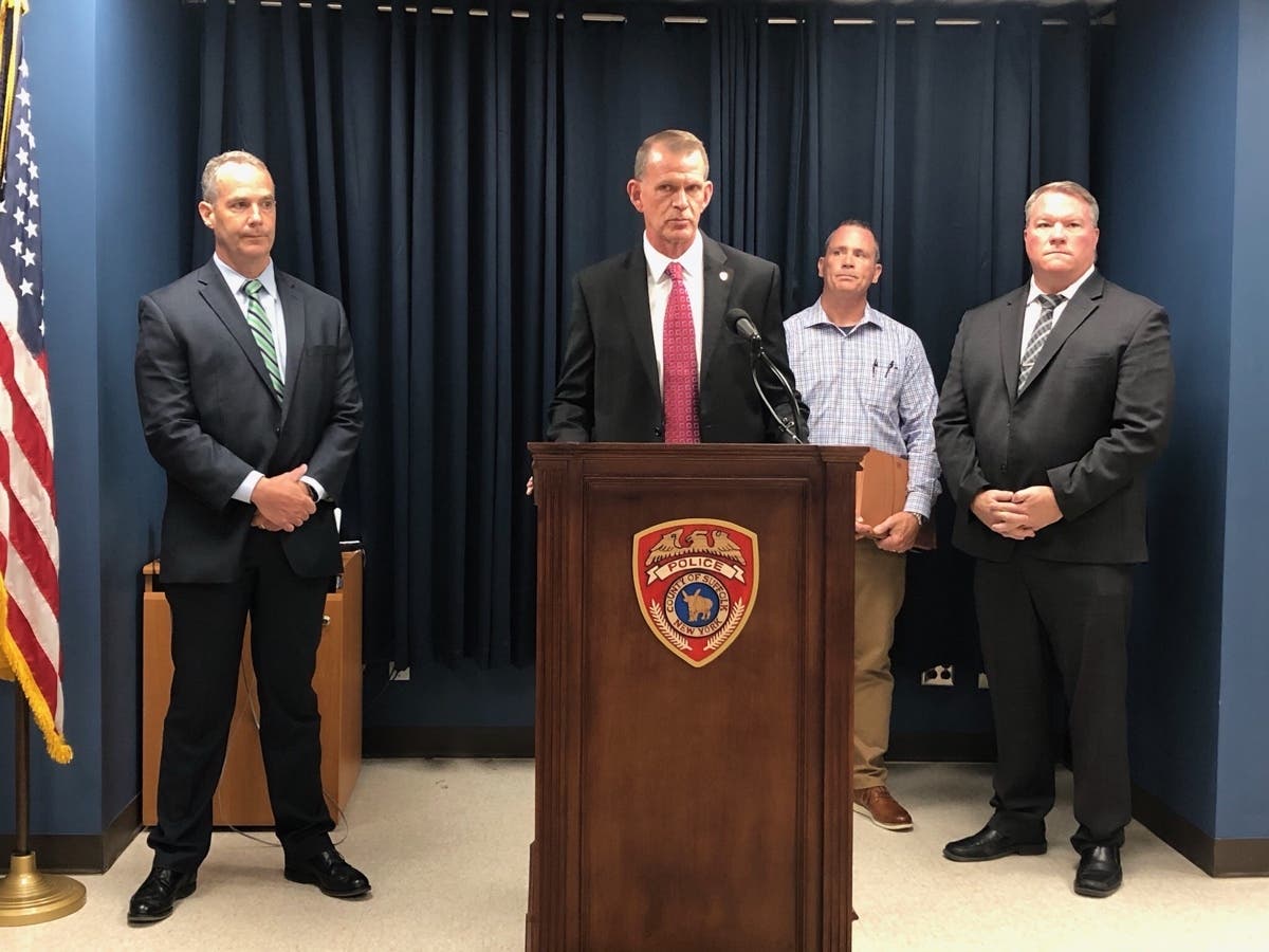 Suffolk County police Commissioner Stuart Cameron said the department made an extensive search for the teenager, who was found in Virginia with a man from Tennessee on Wednesday.