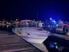 The operators of both boats were able to make it to nearby marinas.