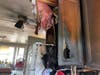 The fire damaged the inside of a Sayville home on Wednesday.