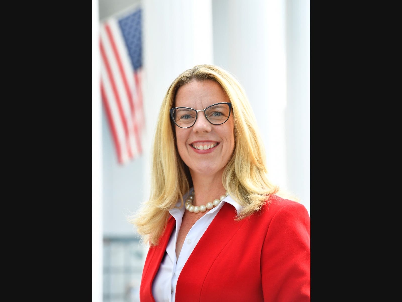 Suffolk Legis. Kara Hahn has declared victory in her reelection bid to represent the 5th Legislative District.