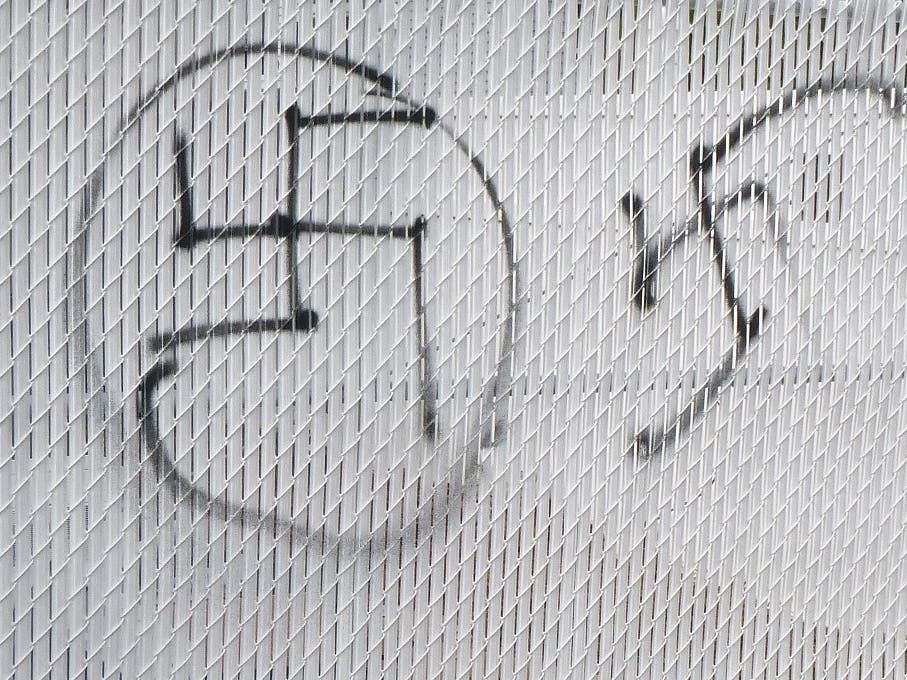 Suffolk Crime Stoppers is offering a reward for information leading to an arrest in a graffiti case in Shirley.