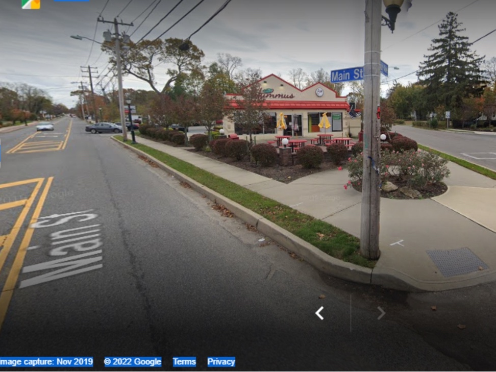 Hummus Mediterranean Kitchen was broken into on Sunday, Suffolk police said.