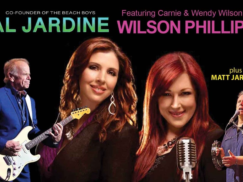 Beach Boys' co-founding member, Al Jardine, and Carnie and Wedny Wilson of Wilson Philips are on the Family and Friends tour with Matt Jardine. 