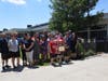 The Grundy Avenue Elementary School community who played a part in
rejuvenating the garden came together on July 13 to officially open the space.