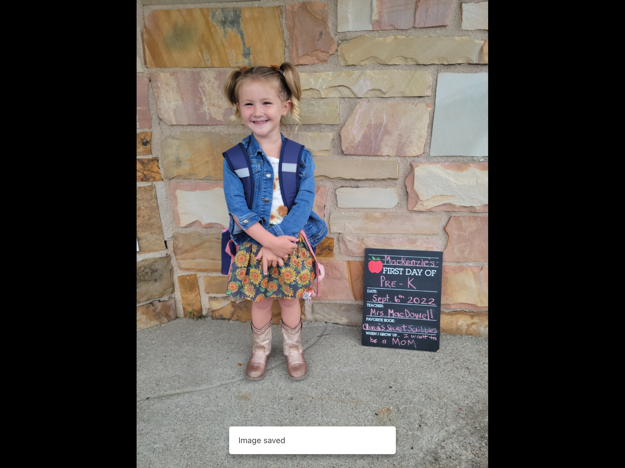 Mackenzie Steiger, Pre-K, Arrowhead Elementary / Jennifer Steiger