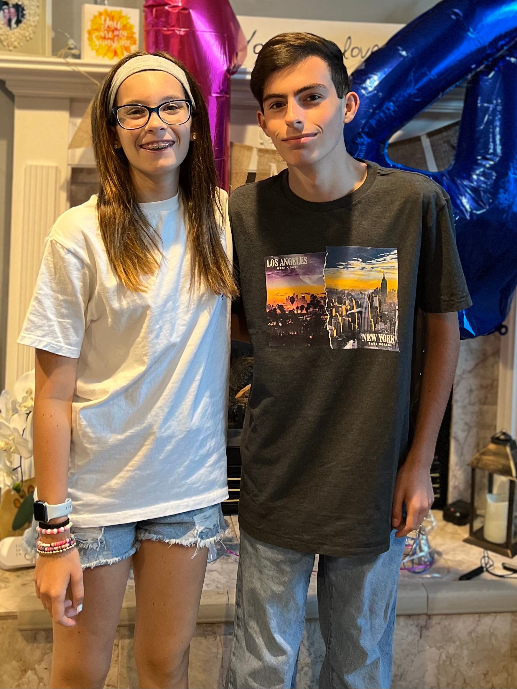 Grace-Ann and Anthony Joy, 9th Grade, Rocky Point High School / Karen Joy