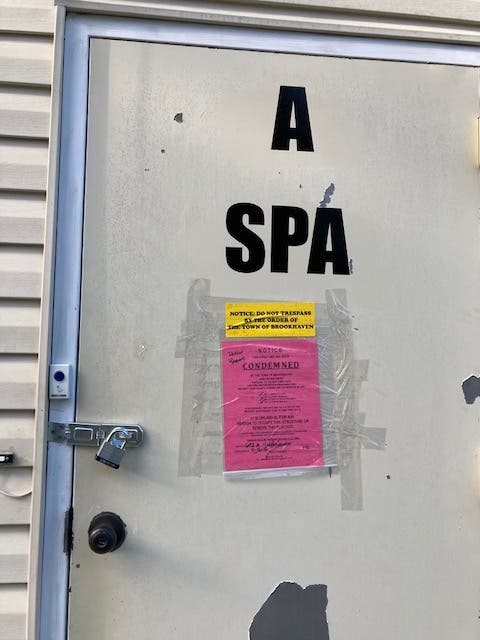 692 A Spa was issued 20 summonses on Monday, Suffolk police said./Suffolk PD