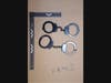 Two sets of handcuffs that were recovered, the U. S. Attorney's office said.