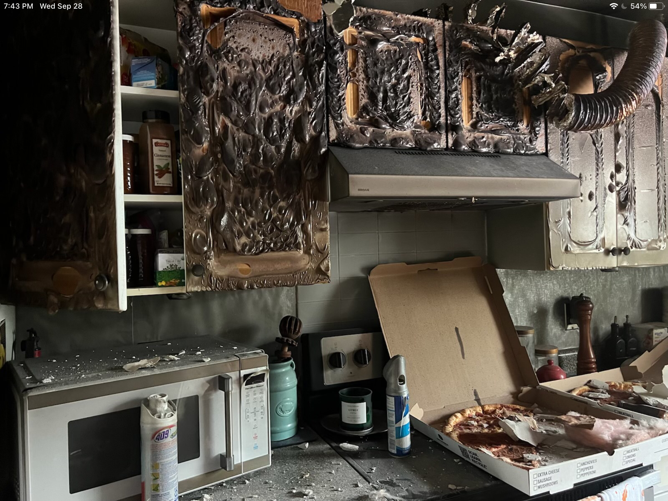 Gina Granados former Farmingville kitchen. / Gina Granados