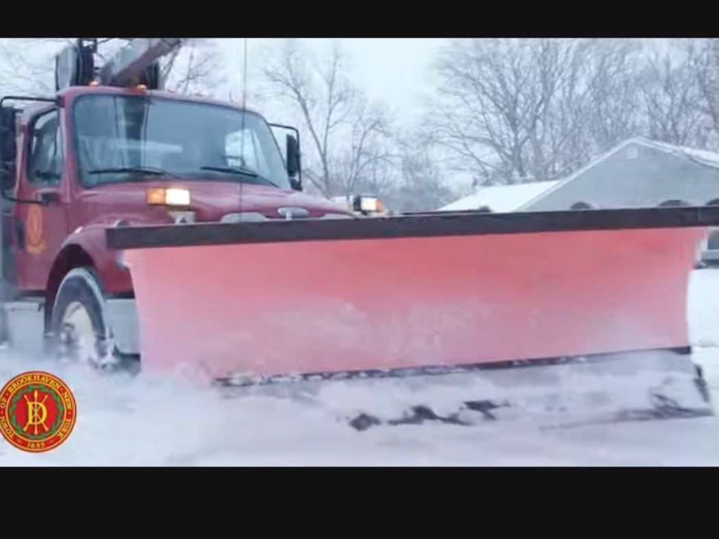 As the region prepares for Mother Nature to possibly dump more than a foot of snow, Brookhaven officials said they plan to pre-treat the roads ahead of the storm, and will deploy plows and sanders as soon as the snowfall begins. 