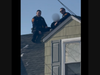 A 10-year-old boy was rescued from a rooftop in Mastic Beach by a group of first responders on Wednesday morning, Suffolk police said in a post to the department's Facebook​.