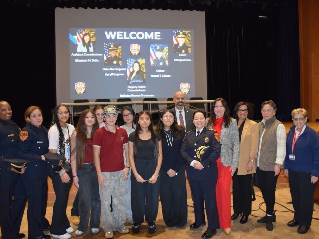 Bellport Middle School celebrated Women’s History Month last week, featuring  women in law enforcement.