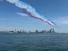 The parade had several flyovers.