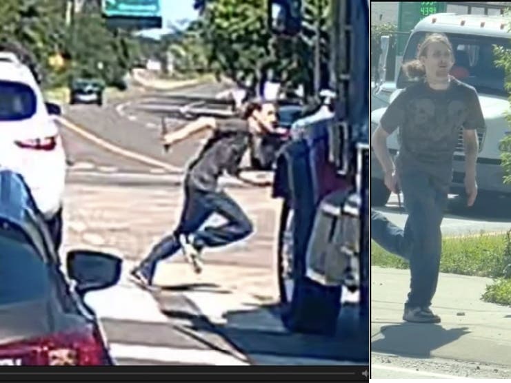 Suffolk prosecutors have released dramatic images, capturing a chase at a busy intersection that ended with the fatal stabbing of a Medford man, in conjunction with the indictment of the man charged in the attack.