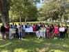 State Speaker Carl Heastie — on his statewide tour — joined Assemb. Rebecca Kassay on Monday, stopping in Coram, to announce $2.265 million in state funding to the elementary school for a community-accessible playground, multi-sport court, and pavilion.