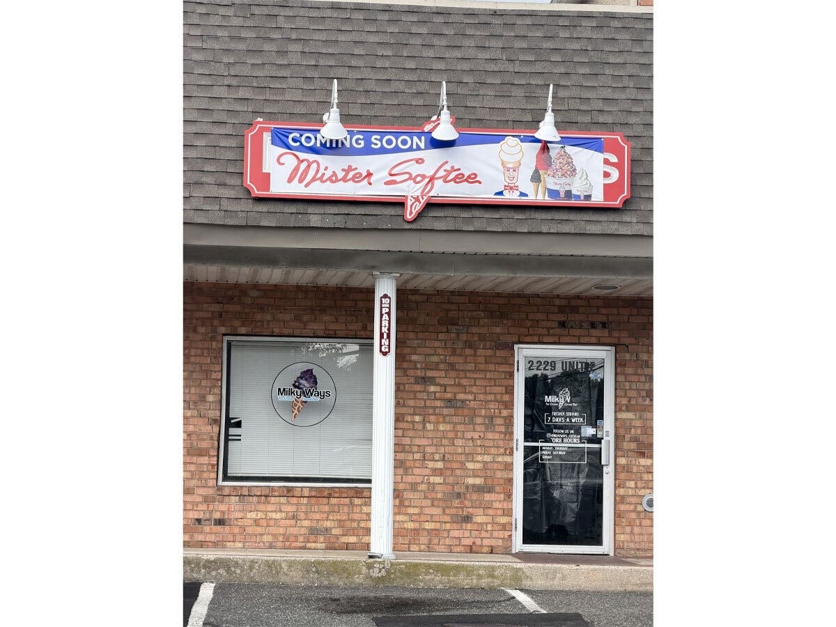 Mister Softee is moving into the former location of Milky Ways Ice Cream and Cereal Bar on Route 112 in Coram, according to posted signage.