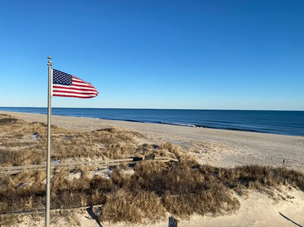 Beachfront camping and outer beach driving at Suffolk's parks are to be suspended Thursday evening until Sunday, pending reevaluation due to the impending nor-easter, County Executive Ed Romaine said.
