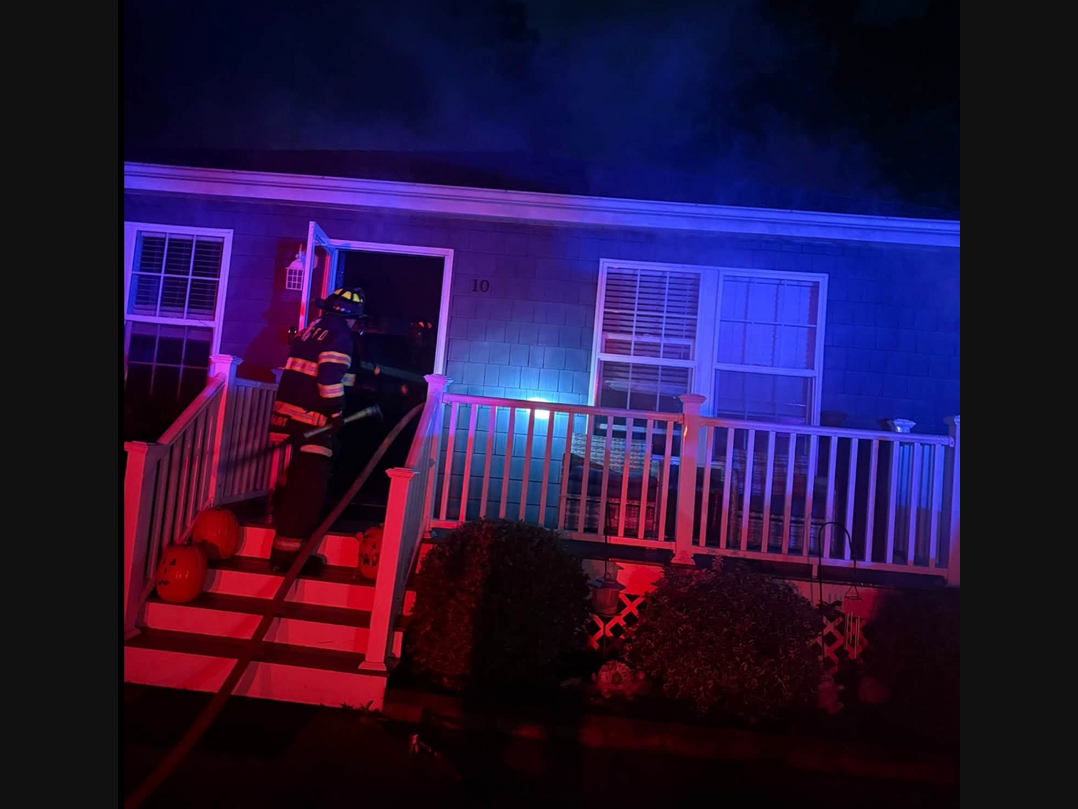Multiple cats were rescued from an early-morning four-alarm fire in Mastic on Tuesday, fire officials said.