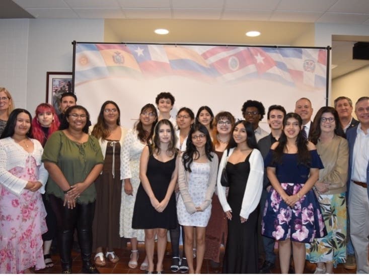The event, which was hosted by Supervisor Dan Panico and the town's Hispanic Advisory Board, recognized 84 outstanding high school seniors who achieved grade point averages of 97 or higher.