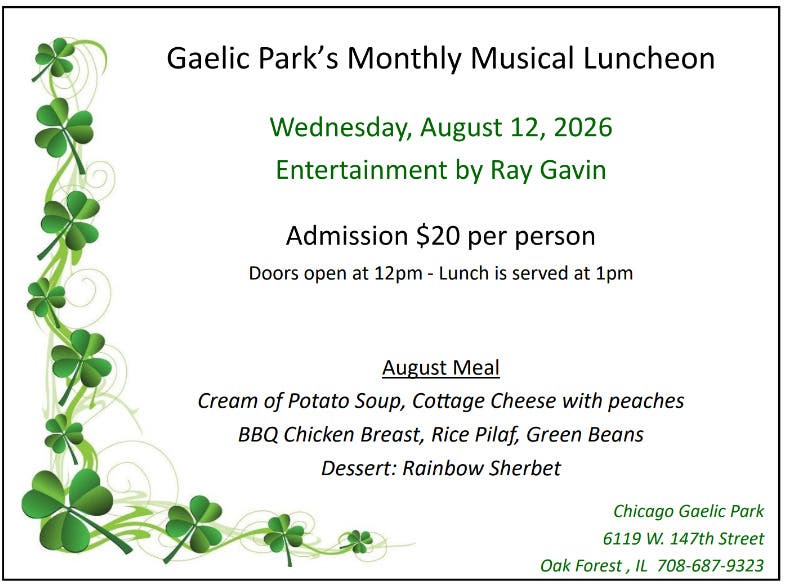 August Musical Luncheon