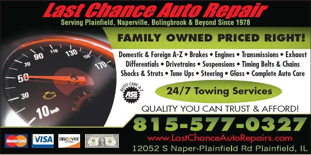Last Chance Auto Repair For Cars Trucks