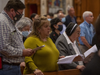 Numerous parishioners, clergy, religious women and men, parish pastoral council leaders, and archdiocesan staff members attended the Opening Mass for the Church’s global synod in Newark’s Cathedral Basilica of the Sacred Heart on October 17.