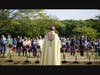 Bishop Michael A. Saporito addressed the parishioners gathered for a groundbreaking ceremony at the Church of the Most Blessed Sacrament in Franklin Lakes on Sept. 17, 2022.